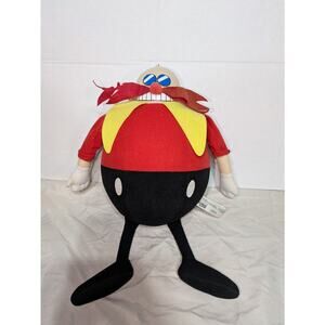 Sonic the Hedgehog 14" Plush Dr Eggman Robotnik Great Eastern Entertainment Read